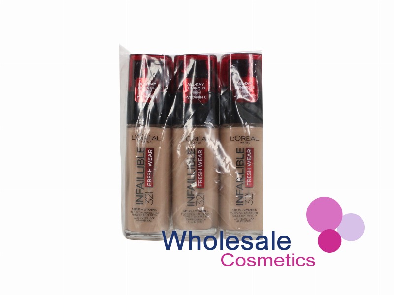 6 x L'Oreal Infaillible 32HR Fresh Wear Foundation - 160 ROSE LINEN